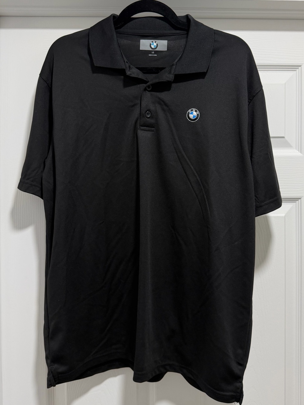 BMW Black Polo with Embroidered Roundel